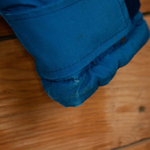 Vintage 80s The North Face Blue Poly Fill Jacket- Brown Label, Made in USA - Picture 9 of 14